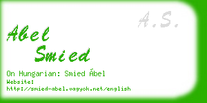 abel smied business card